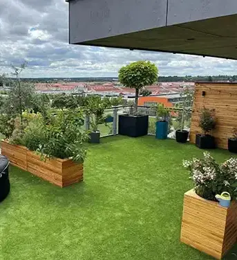 Kunstrasen für den Balkon