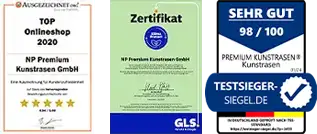 Top Onlineshop 2020, GLS Zertifikat, Testsieger-Siegel