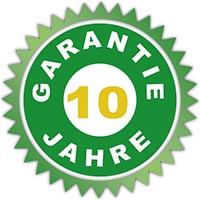 10 Jahre Garantie